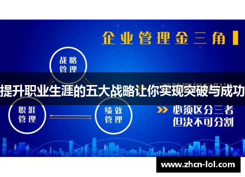 提升职业生涯的五大战略让你实现突破与成功